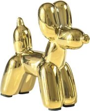 Notakia Cute Ceramics Balloon Dog Statue Crafts Living Room 1pcs Golden  picture