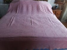 Vintage Pink Coverlet, Bedspread, Blanket, Throw 92
