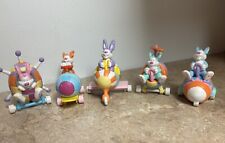 Vintage Lot Of 5 APPLAUSE Inc. EASTER BUNNY Car Toys PVC picture
