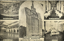 c1915 NEW YORK HOTEL EDISON AT BROADWAY MARIA KRAMER PRESIDENT POSTCARD 44-170 picture
