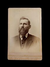 David T. Coleman ID'D St. Louis MO Cabinet Card Photograph picture