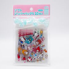 Sanrio Characters JAPAN Small Zip Zipper Bags 10pcs 105mm x 86mm picture