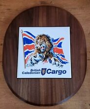 British Caledonian Airways Cargo Plaque Aviation Memorabilia Comercial Airlines  picture
