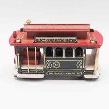 Vintage Powell & Hyde San Francisco Wooden Streetcar Trolley Music Box picture