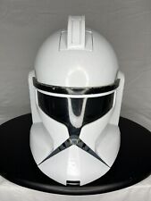 2008 Hasbro Star Wars Clone Storm Trooper Talking Voice Changer Helmet READ picture
