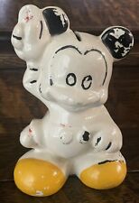 1930’s Vintage Disney Mickey Mouse Ceramic Bank picture