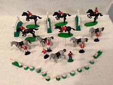 VTG Ertl Farm Country Equestrian Show Horse & Rider Lot plus Geese Figures Lot picture