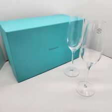 Tiffany Champagne 2 flutes crystal brut wine luxury wedding Made in Italy gift  picture