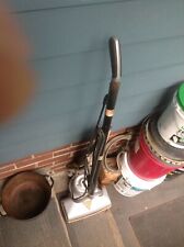 RARE Old Antique Hoover Up Right Vacuum Cleaner Scarce Embossed COFFEE CAN+750A+ picture
