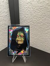 2022 Topps Chrome Star Wars Galaxy Emperor Palpatine Atomic /150 picture