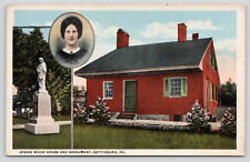 Gettysburg PA Pennsylvania - Jennie Wade House - Civil War - Postcard c1920 picture