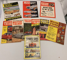 Antique Motor Trend Sports Cars Racing Dragsters Automotive Car Magazine lot picture