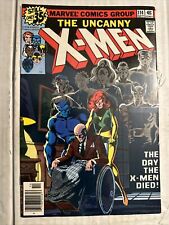 Uncanny X-Men #114 First time Uncanny appears above X-Men 1978 Marvel Newsstand picture