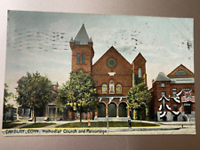Danbury, Connecticut, Vintage Postcard View of The Methodist Church & Parsonage picture