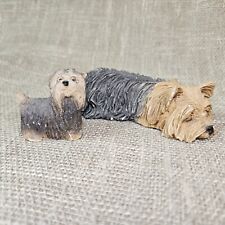 Sandra Brue Sandicast Yorkshire Terrier (1) And Spare Yorkie, Lot of 2, Aged picture