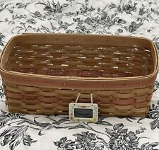 Vintage/Retired 1996 Longaberger Mothers Day Vanity Basket With Liner & Photo picture