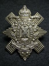 ROYAL HIGHLANDERS of CANADA - BLACK WATCH PRE WWII CAP BADGE 1930 M10 RHC R.H.C  picture