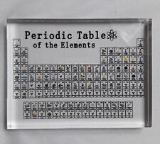 New, 4.5”x6” Crystal Acrylic Periodic Table picture