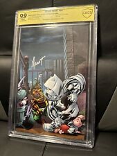 Graded 9.9 All Out Pooh? Moon Knight Virgin Witnessed Signed by Marat Michaels picture