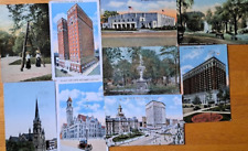 LOT of 9   Vintage Postcards   DETROIT, MICHIGAN      ca.1900's-1940's picture