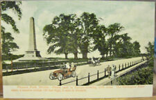 Irish Postcard PHOENIX PARK Wellington Monument Dublin Ireland JV51247 Red Car  picture