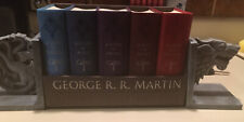 Game Of Thrones Fire And Blood Bookends + Book set picture