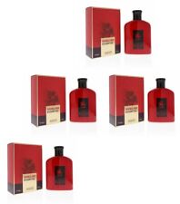 4 bottles Men's Perfume Double Red Essential EDT 3.3 oz Fragrance Spray picture