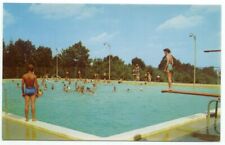 Bristol CT Page Park Swimming Pool Vintage Postcard Connecticut picture