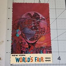 Vintage Postcard - 1964/65 New York Worlds Fair The Unisphere Symbol For Fair picture