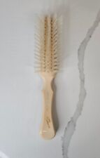 Vtg Stanley Lady Catherine Hair Brush All Nylon 5 Row Ivory  picture