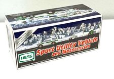 2004 HESS TOY TRUCK SPORT UTILITY VEHICLE AND MOTORCYCLES BRAND NEW IN BOX  picture