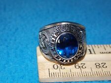VINTAGE - DESERT STORM MEN'S BLUE STONE RING Size 11.75 - NEW OLD STOCK- ALPHA picture