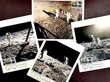StampTLC US C76 Official NASA Photo Glossy Moon Landing Apollo11 FDC Hand Stamp picture