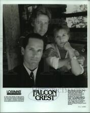 1989 Press Photo Falcon Crest actors on CBS - nop23465 picture