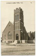 Ripon Wisconsin WI ~ Emanuel's Church ~ RPPC Real Photo Postcard c.1909 picture