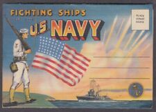 Fighting Ships of the U S Navy view folder ca 1943 picture