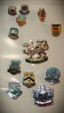 PINS England United Kingdom Souvenir Griffin Guard Enamel Metal Lot 12 Vintage picture