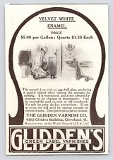 c1880s Glidden's Enamel Paint Varnish Co Cleveland Ohio OH Art Antique Print Ad picture