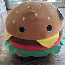 Squishmallows Large 16 inch Carl The Cheeseburger Plush-Brand New picture