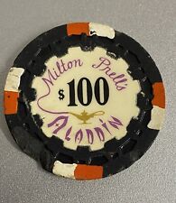UNREAL RARE Aladdin $100 Milton Prells Vegas. Ever See One Offered? picture