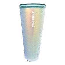 NEW Starbucks Mermaid Tail Cold Tumbler 24oz Iridescent Matte Cup/ Tumbler picture