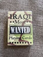 Bicycle Iraqi Most Wanted Playing Cards Hoyle New Sealed Desert Storm Made N USA picture