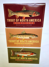 Trout Of North America Calendars - Lot Of 3 picture