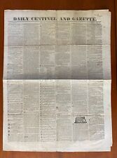 SCARCE December 4, 1838 Issue DAILY CENTINEL AND GAZETTE (Boston) Short-Lived picture