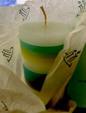 PartyLite  Lively Fantasies 3 x 7 Pillar Candle C37948 New in Box picture