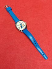 Vintage Smurfee Girl Smurf Wind Up Bradley Character Watch picture