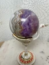 Banded Amethyst w/Crazy Lace Sphere picture