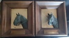 Vintage Bronze 3-D Horse Head Bust sculptures Estate Find picture