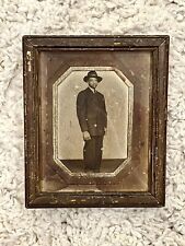 Vintage African American Photo Man In Suite & Hat 1920s Baltimore Orig. Frame picture