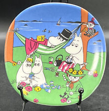 Moomin Happy Together Wall Plate Arabia Iittala Finland 1995 Vintage picture